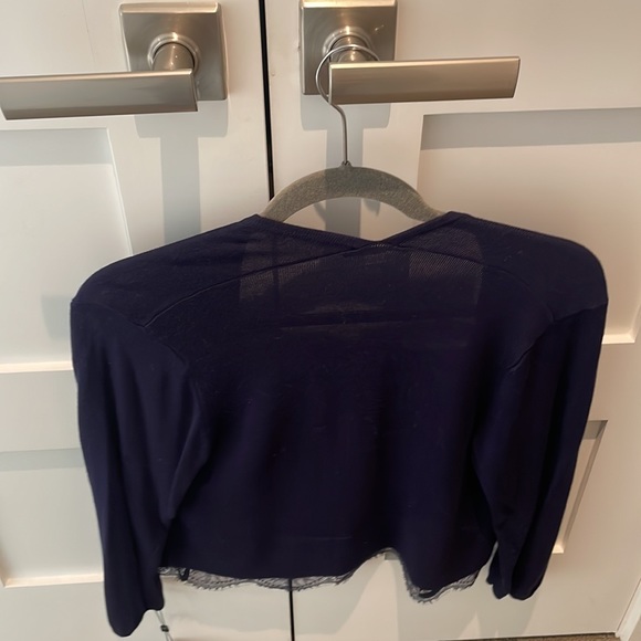 Tommy Hilfiger navy blue open cardigan - Picture 2 of 4